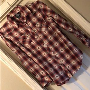 NWOT Western flannel